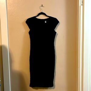 J. Crew Floral Black Lace Cap Sleeve Sheath Dress 0